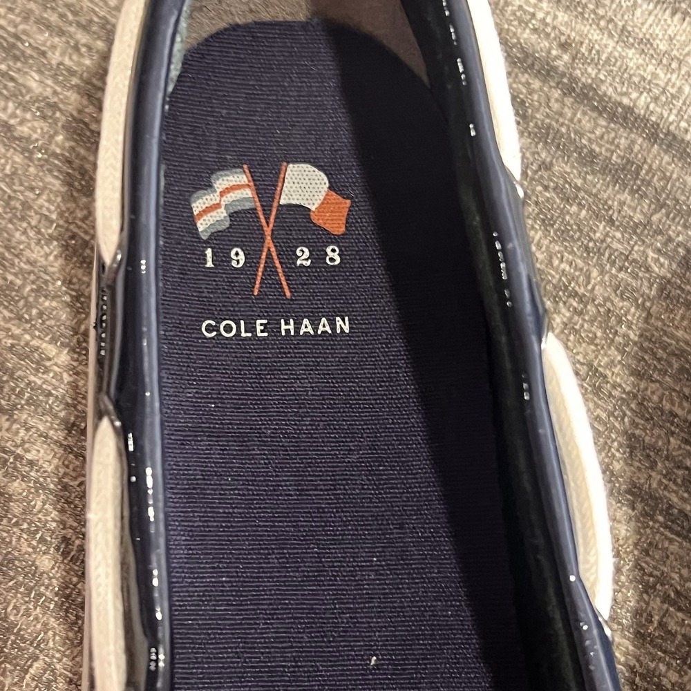 Cole Haan Boat Shoes Women Nantucket Camp Moc 7B Coastal Patent Leather Loafers - Picture 6 of 6